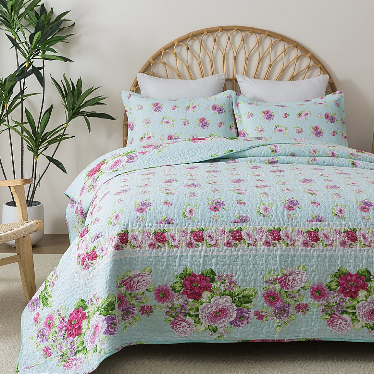 Покрывало с наволочками хлопковое TANGO PATCHWORK PW333-221 230х250