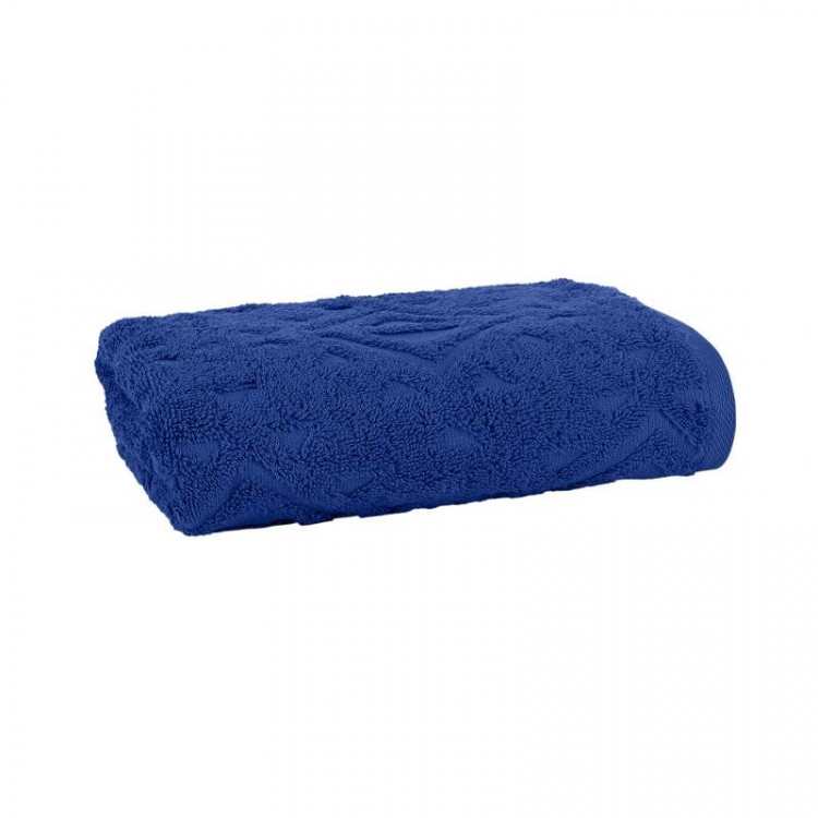 Полотенце махровое TAC JACQUARD MAVI синее 70х140