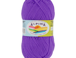 Пряжа ALPINA TOMMY №023 сиреневая 100% микнес 10 шт х 50 гр, 130 м +/- 10 м