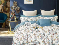 Постельное белье двухстороннее из твил-сатина SAILID BP-149-4 семейное