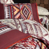 Постельное белье из поплина SAREV FANCY N193 GILYA V1-BORDO 50х70 (1шт) 1,5-спальное