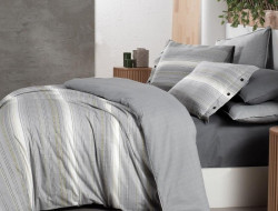 Постельное белье из поплина SAREV FANCY N193 GRETA V1-GRI 50х70 (1шт) 1,5-спальное