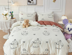 Постельное белье из сатина TANGO собачки 70х70 (2шт) 1,5-спальное