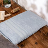Полотенце махровое хлопковое KARVEN PETEK BORDUR DUZ H5159 LUX COTTON acik mavi 50х90