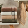 Набор полотенец махровых хлопковых KARVEN COTTON PENYE HS1004 SIDE 50х90 (4шт)
