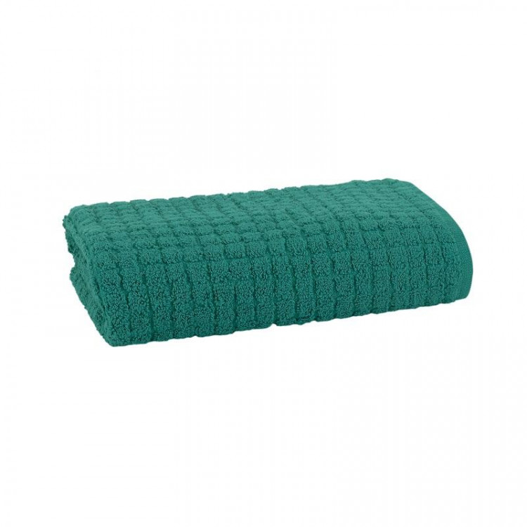 Полотенце махровое TAC DARBY DARK GREEN темно-зеленое 50х90