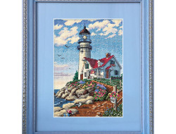 Набор для вышивания DIMENSIONS 06958 Маяк на скалистом мысе 13x18 см