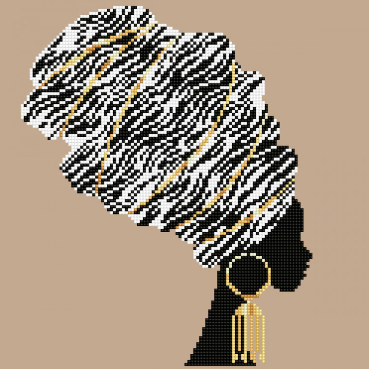 Кристальная (алмазная) мозаика ФРЕЯ ALV-108 Африканский стиль