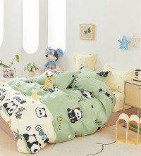 Постельное белье из твил-сатина TANGO cute panda 50х70 (2шт), 70х70 (2шт) евро
