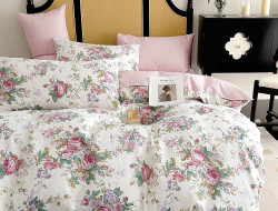 Постельное белье из сатина TANGO розарий 50х70 (2шт), 70х70 (2шт) евро
