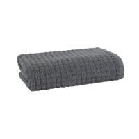 Полотенце махровое TAC DARBY DARK GREY темно-серое 70х140