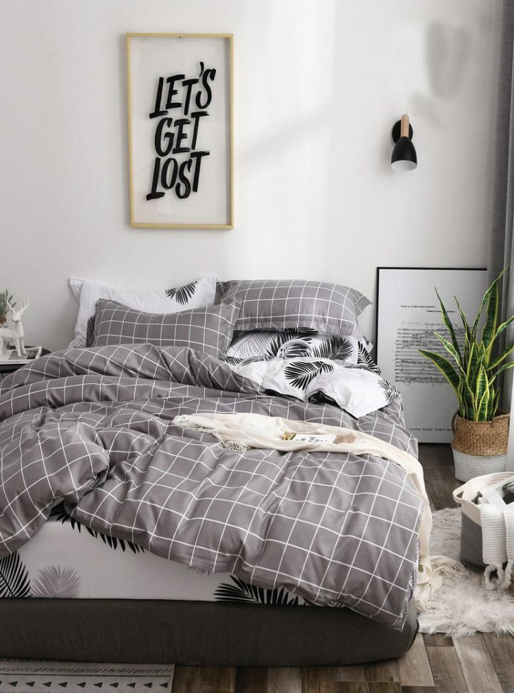 Постельное белье из микросатина TANGO DF02-290-70 DREAM FLY 70х70 (2шт) 2-спальное