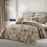 Покрывало с наволочками тонкое из полисатина TANGO LAFAYETTE листочки 240х260