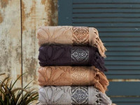 Набор полотенец махровых хлопковых KARVEN COTTON PENYE HS1005 HANZADE 70х140 (4шт)