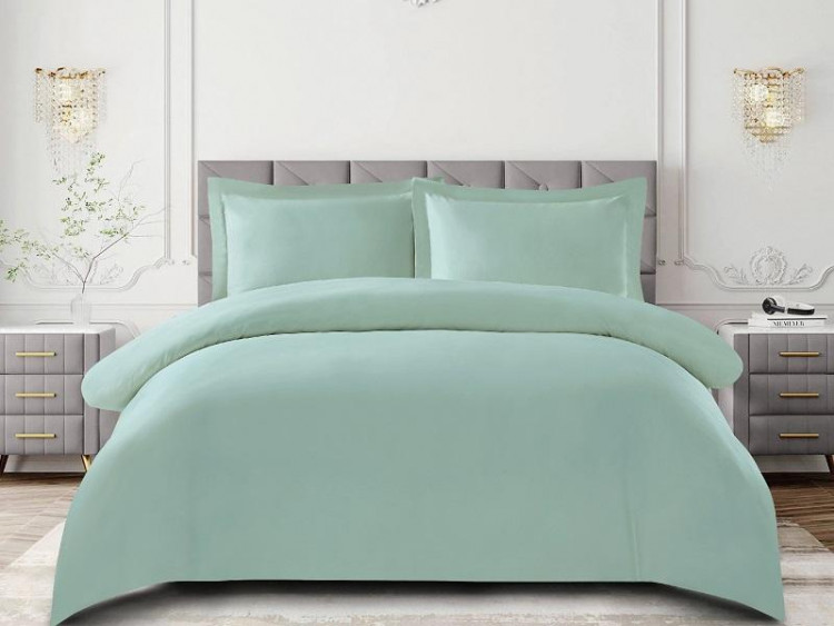 Постельное белье из египетского хлопка CRISTELLE мятное евро