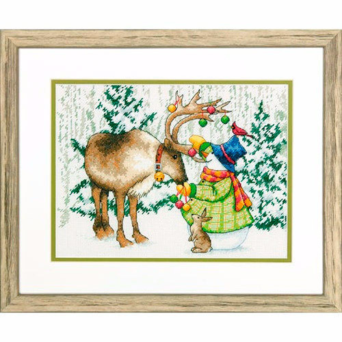 Набор для вышивания DIMENSIONS 70-08947 Северный олень 23x30 см