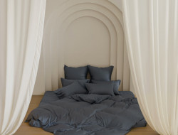 Постельное белье GERMAN GRASS GREY BRILLIANT GRASS 50х70 (2шт) 1,5-спальное