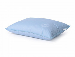 Подушка из серого гусиного пуха и пера BELPOL КОМФОРТ одуванчики 50х70 упругая