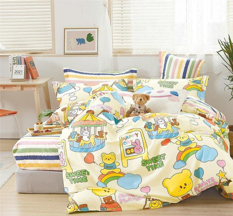 Детское постельное белье из сатина TANGO NOVELLA TS-X169 50х70 (1шт) и 70х70 (1шт) 1,5-спальное