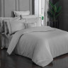 Постельное белье из страйп-сатина де люкс SAREV SPORT CHIC 260TC N305 JACQUARD STRIPE V3-GRI 50х70 (2шт), 70х70 (2шт) семейное