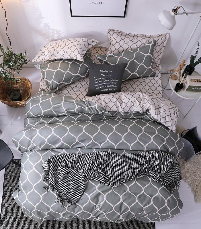 Постельное белье из микросатина TANGO DREAM FLY DF-498 50х70 (1шт), 70х70 (1шт) 1,5-спальное