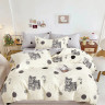 Постельное белье из твил-сатина TANGO собачки 70х70 (2шт) семейное