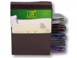 Комплект сатиновых наволочек АЛЬВИТЕК шоколадный 70х70 (2шт)