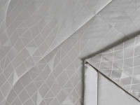 Постельное белье с летним одеялом из египетского хлопка Premium ASABELLA Бежевая пудра 50х70 (2шт) евро