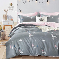 Постельное белье из сатина TANGO олени 50х70 (2шт), 70х70 (2шт) евро
