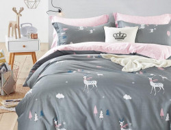Постельное белье из сатина TANGO олени 50х70 (2шт), 70х70 (2шт) евро