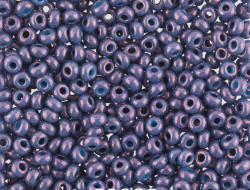 Бисер PRECIOSA (Чехия) круглый 7 10/0 2.3 мм 500 гр 63022 (Ф464) сине-сиреневый