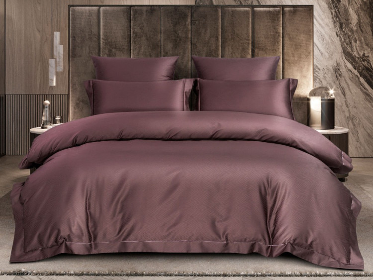 Постельное белье из хлопкового жаккарда ASABELLA 1386-6 50х70 (2шт) и 70х70 (2шт) евро