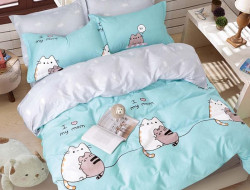 Постельное белье двухстороннее из твила TANGO love mom 50х70 (2шт), 70х70 (2шт) евро