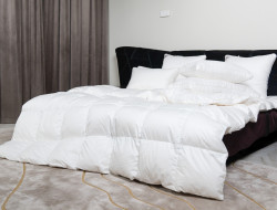 Одеяло пуховое кассетное с бортиком  GERMAN GRASS KING DOWN GRASS всесезонное 200х220