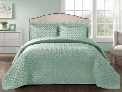 Покрывало с наволочками тонкое из велюра TANGO ROMBI ROM-05 240х260