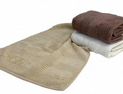 Набор полотенец махровых хлопковых KARVEN MICRO COTTON PREMIUM HS1009 NESHA V1 90х150 (3шт)