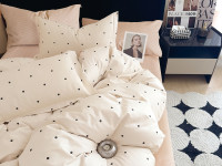 Постельное белье из твил-сатина TANGO поинт 70х70 (2шт) 1,5-спальное