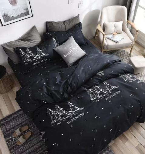 Постельное белье из микросатина TANGO DREAM FLY DF-42 50х70 (1шт), 70х70 (1шт) 1,5-спальное