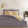 Постельное белье из ранфорса TAC RANFORCE RIVEN антрацит 1,5-спальное