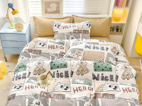 Постельное белье из твил-сатина TANGO exited 50х70 (2шт) 1,5-спальное Постельное белье из твил-сатина TANGO exited 50х70 (2шт) 1,5-спальное