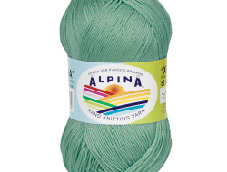 Пряжа ALPINA XENIA №849 серо-голубая 100% мерсеризованный хлопок 10 шт х 50 гр, 240 м +/- 10 м