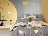 Постельное белье из твил-сатина в ПВХ TANGO ловер 50х70 (2шт) евро