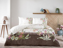 Постельное белье из ранфорса TAC RANFORCE JUDY розовое евро