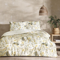 Постельное белье из ранфорса TAC RANFORCE MONROE желтое евро