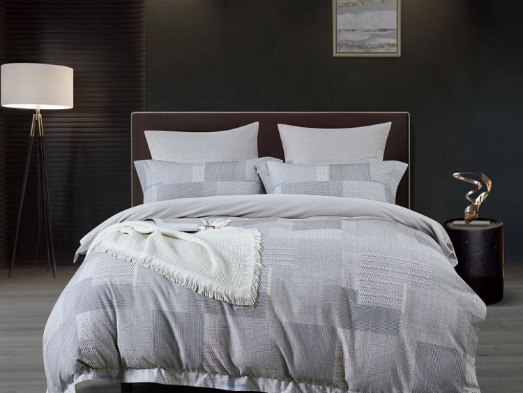 Постельное белье из фланели ASABELLA Сепия 50х70 (2шт) и 70х70 (2шт) семейное