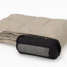 Дорожный плед пуховый GERMAN GRASS TRAVEL PLAID GRASS grey-beige 140х200