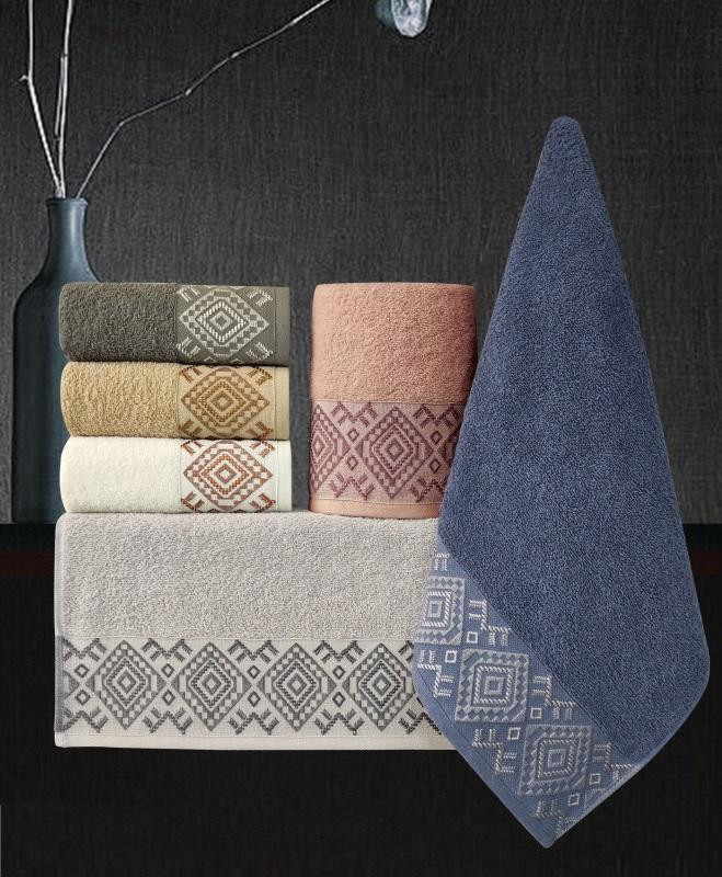 Набор полотенец махровых хлопковых KARVEN H2248 FREYA 50х90 (6шт)