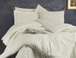 Постельное белье из бамбука KARVEN N065 ODESA кремовое 50х70 (4шт) евро