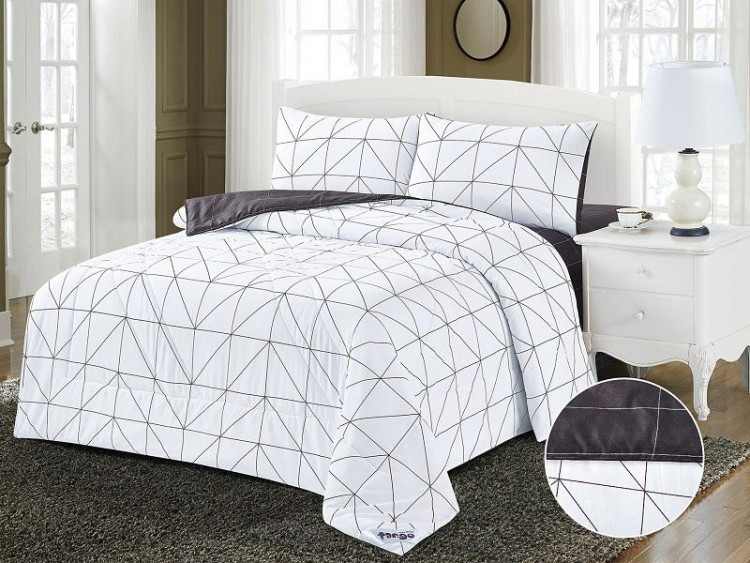 Постельное белье из микросатина с одеялом TANGO DE VERANO Y-82 50х70 (2шт) евро