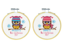 Набор для вышивания DIMENSIONS 70-08965 Первое рождество 10x10 см